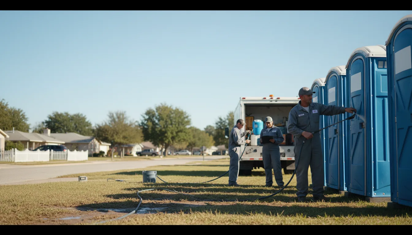 Long-Term Portable Toilet Rental in Lindsay, TX near me